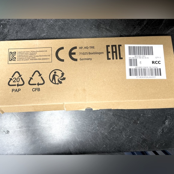 HP Keyboard- Brand New - Picture 4 of 6